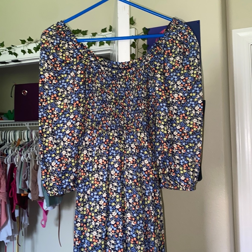 LONG FLORAL DRESS